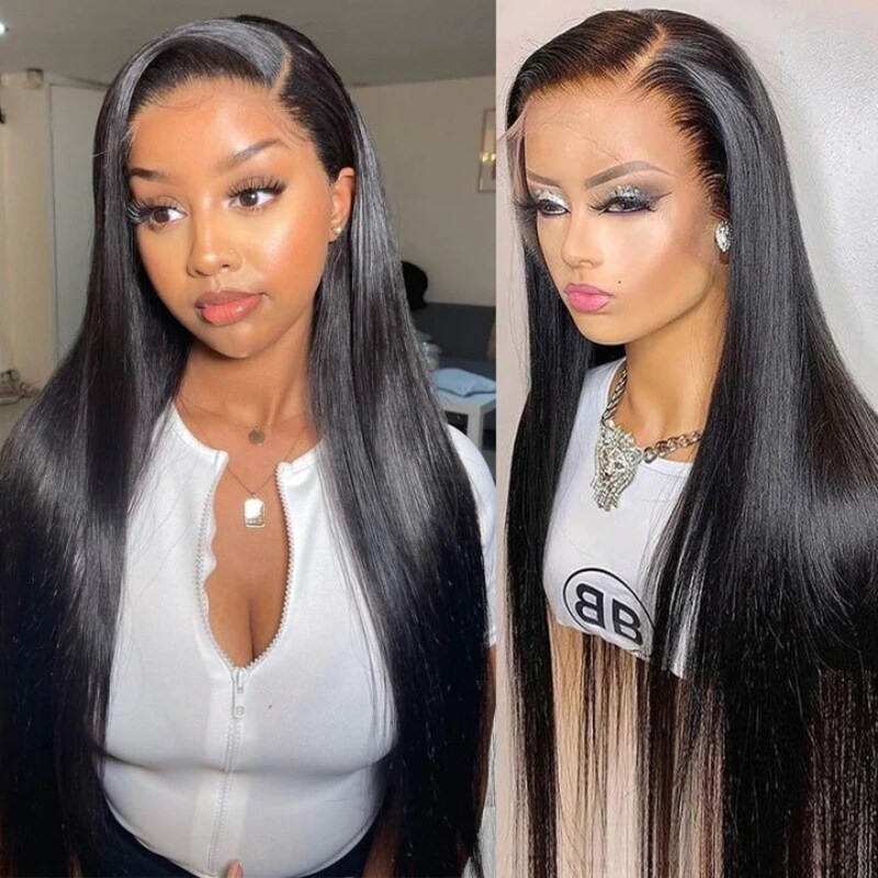 1# Wholesale Hair Vendor Affordable 13x4 Lace Front Wigs Straight 14 - 30 Inch