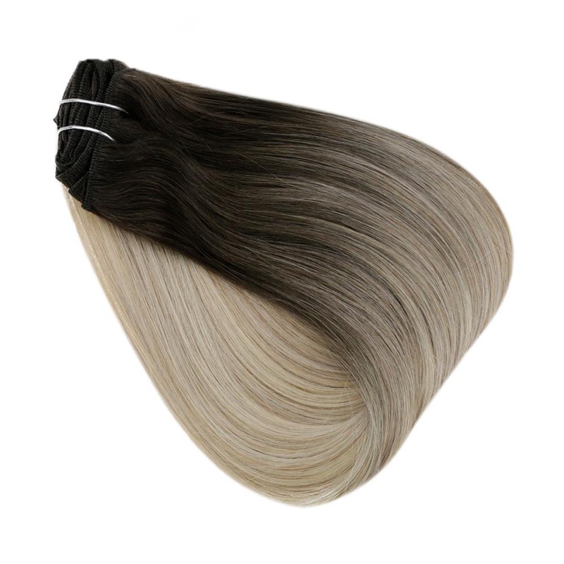 Balayage #2/18/60 Clip-In Extensions Remy Human Hair Wholesale