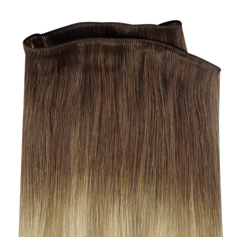 Balayage #3/8/22 Hand Tied Weft Extensions Virgin Human Hair - China Hair Factory Supplier