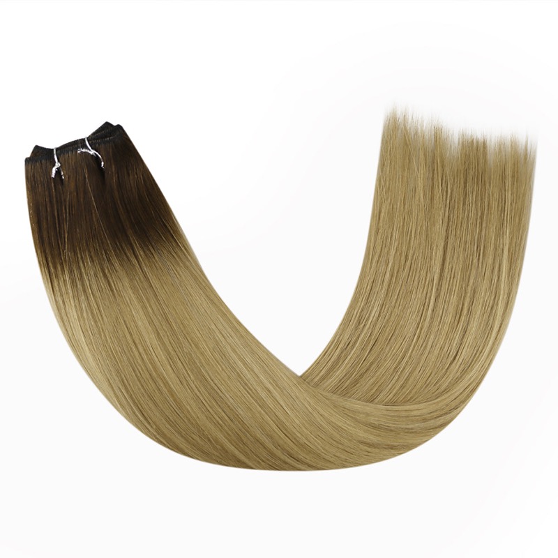 China Haarfabrik - brasilianische Menschenhaar-Nähgewebe-Bündel Balayage-Highlights #3/8/22