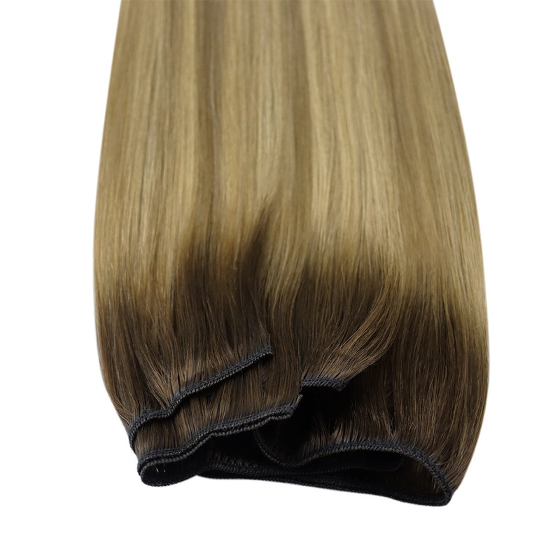 China Haarfabrik - brasilianische Menschenhaar-Nähgewebe-Bündel Balayage-Highlights #3/8/22