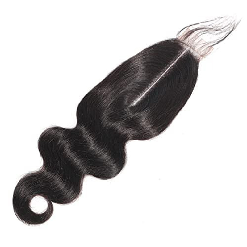China Hair Factory Brazilian Virgin Hair 2x6 Transparent Lace Closure