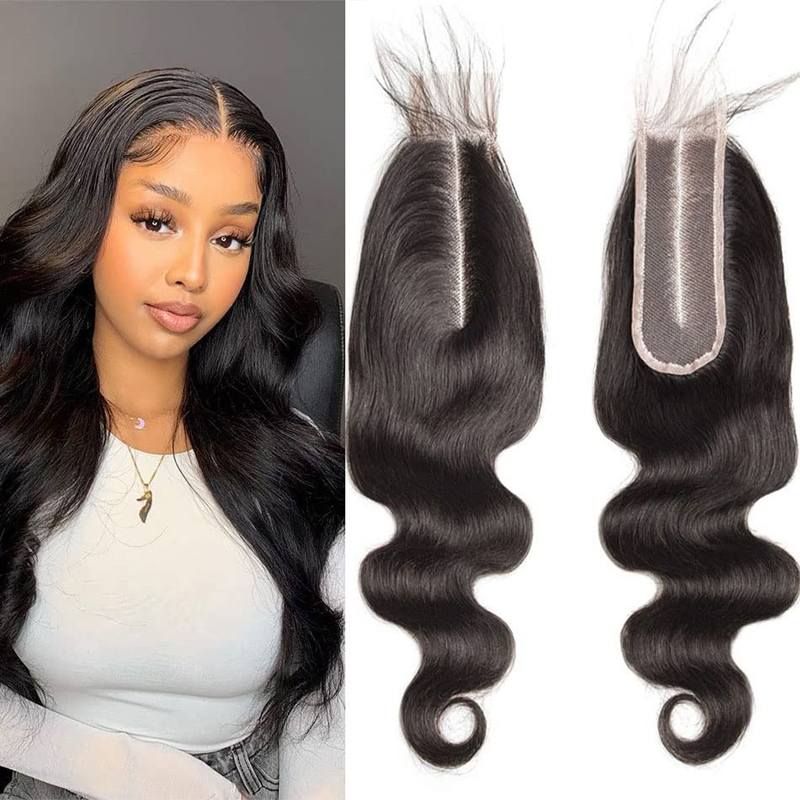 China Hair Factory Brazilian Virgin Hair 2x6 Transparent Lace Closure