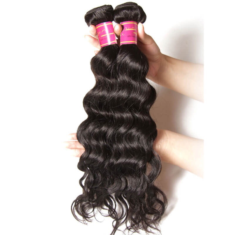 Usine de cheveux en Chine - Mèches naturelles ondulées en extensions de cheveux
