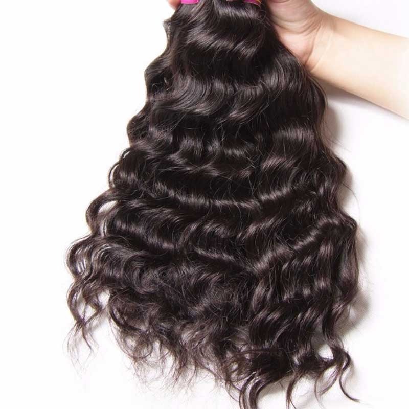 Usine de cheveux en Chine - Mèches naturelles ondulées en extensions de cheveux