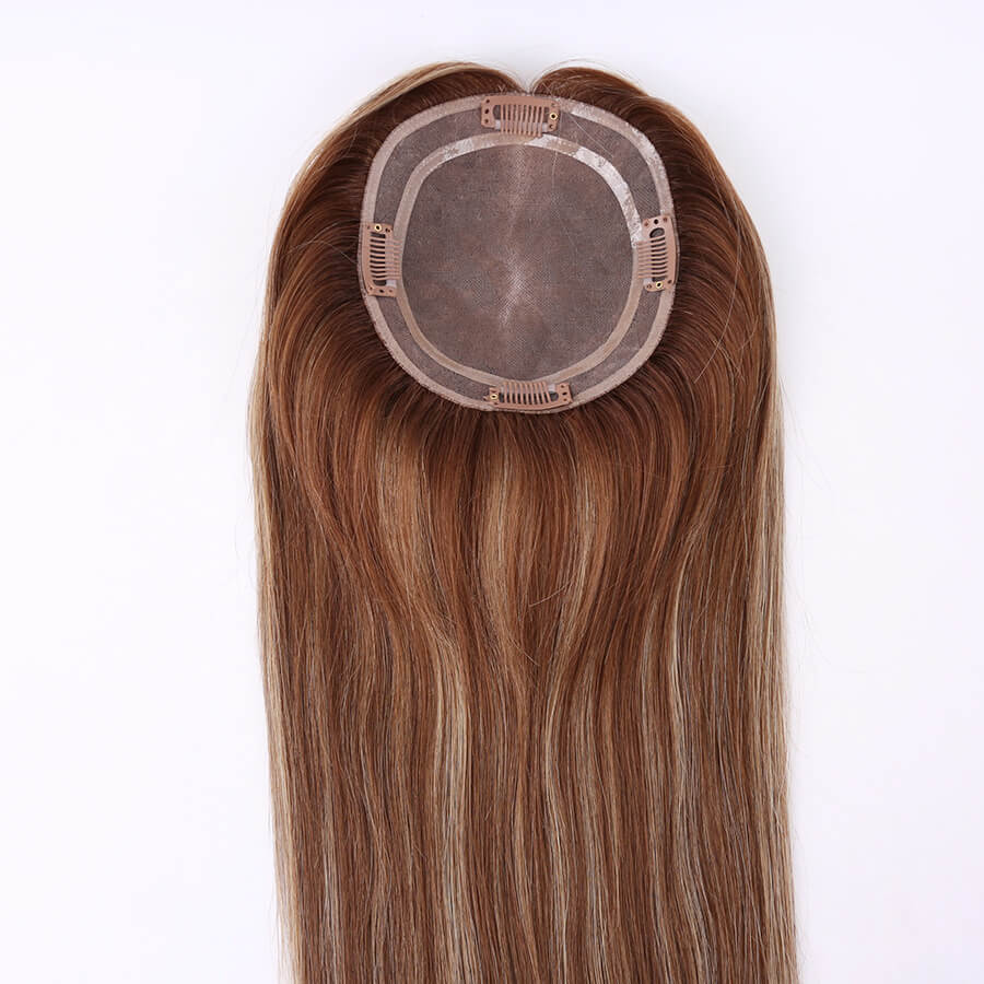 China Hair Factory Human Hair Topper Monofilament Hair Toupee For Women