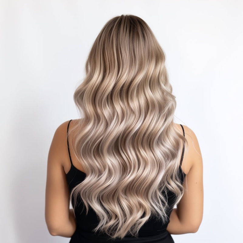 China Hair Factory Seamless Injection Tape-in Extensions Balayage #9A/10/800