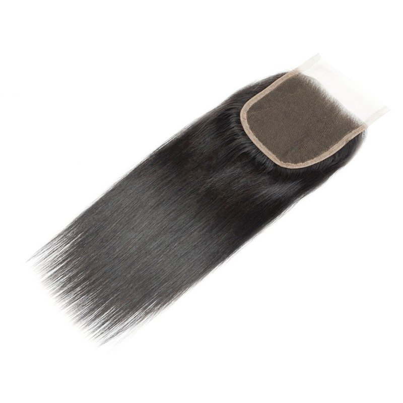 China Hair Store Wholesale Human Hair 4X4 Lace Closure 100% Human Hair