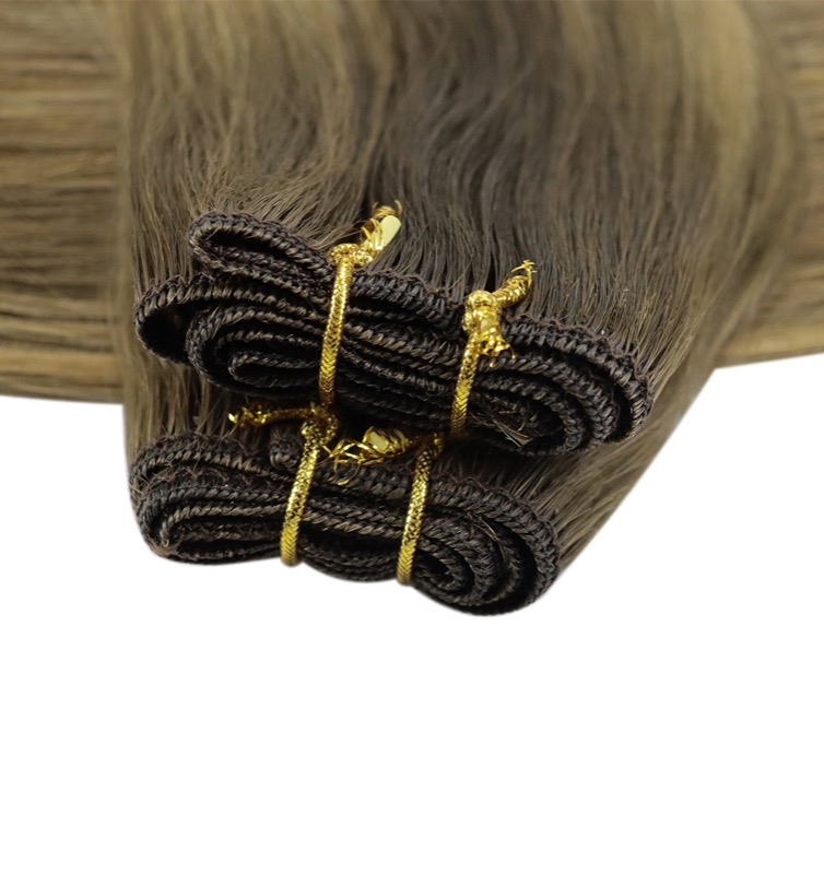 China Hair Supplier - Hand Tied Weft Extensions Balayage Highlights #BM Virgin Human Hair