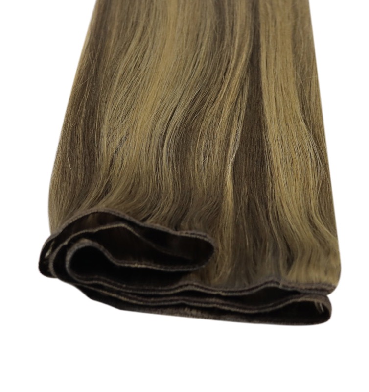 China Hair Supplier - Hand Tied Weft Extensions Balayage Highlights #BM Virgin Human Hair