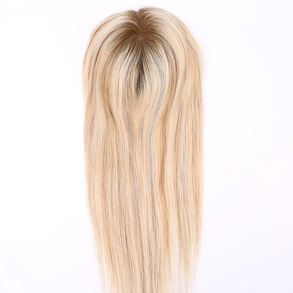 China Hair Supplier Virgin Human Hair Piece Monofilament Hair Topper