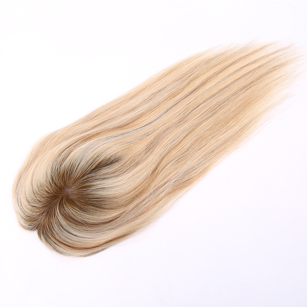 China Hair Supplier Virgin Human Hair Piece Monofilament Hair Topper