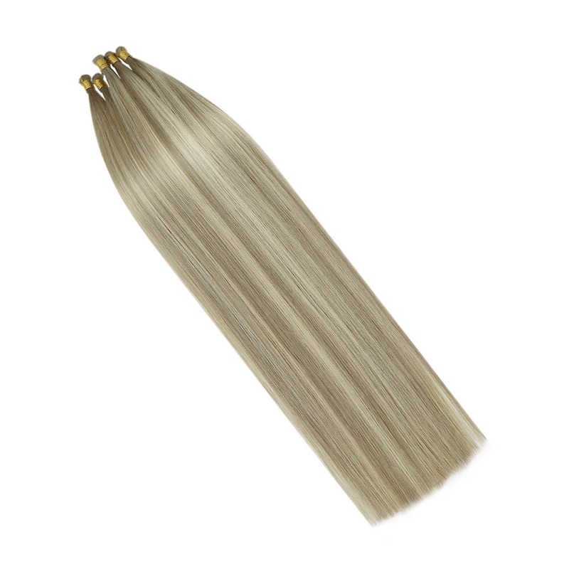 China Hair Vendor - Hand Tied Weft Extensions Highlights #P8/60 Virgin Human Hair