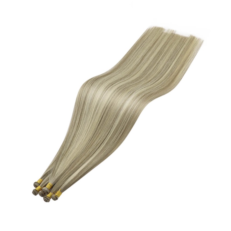 China Hair Vendor - Hand Tied Weft Extensions Highlights #P8/60 Virgin Human Hair