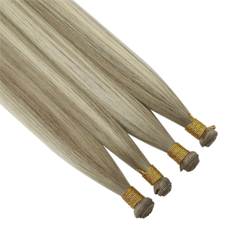 China Hair Vendor - Hand Tied Weft Extensions Highlights #P8/60 Virgin Human Hair