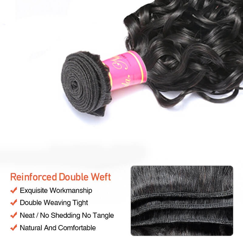 Mayoristas de cabello de China, cabello virgen humano en ondas de agua - paquetes de cabello.