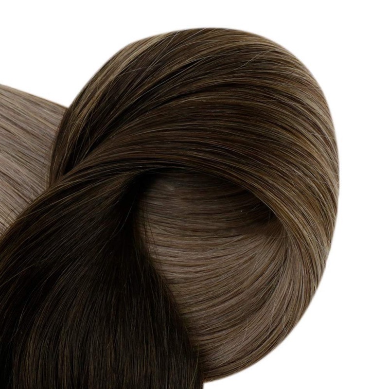 Elegant Balayage Clip-In Hair Extensions Remy Human Hair (#2/6/18) | Wholesale Supplier