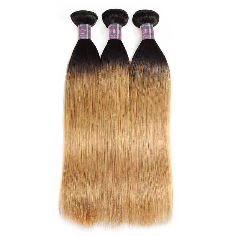 Factory Direct Ombre T1B/27 100% Mèches de Cheveux Humains Vierges Droites