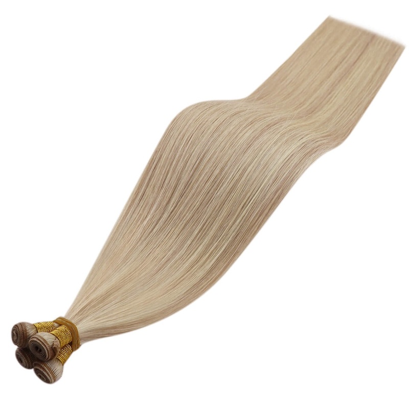 Virgin Genius Weft Weave Hair Extensions Highlight Blonde #P18/613