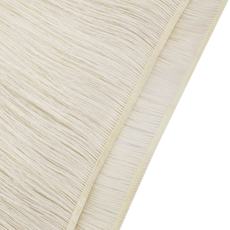 China Hair Factory Genius Weft Human Hair Extensions Whitest Blonde #1000