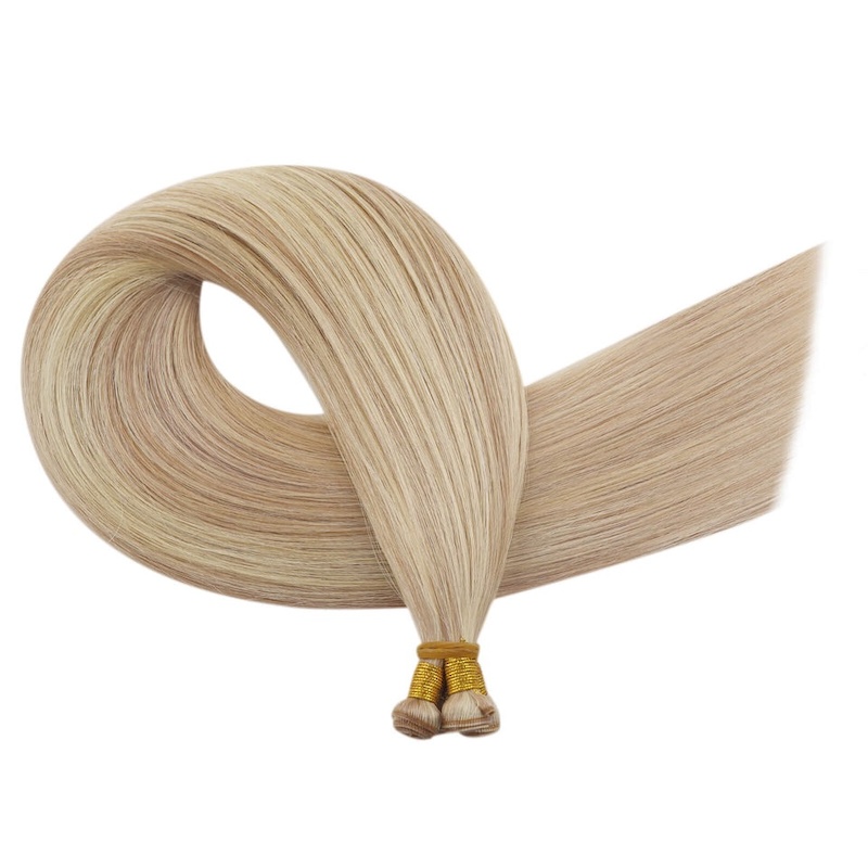 Virgin Genius Weft Weave Hair Extensions Highlight Blonde #P18/613