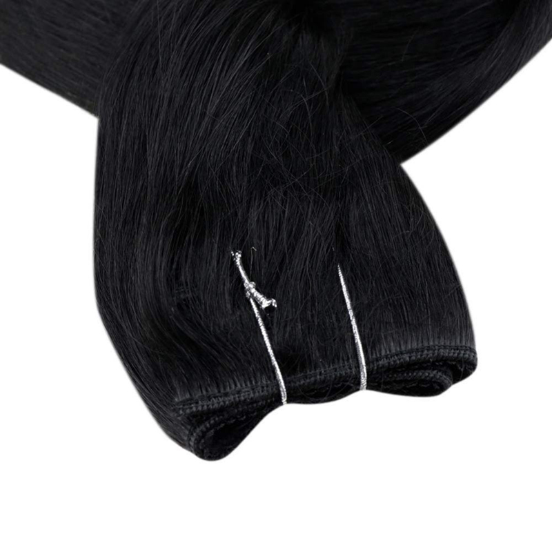 Halo Human Hair Extension 100g Jet Black #1 Halo Hair Wholesale Factory