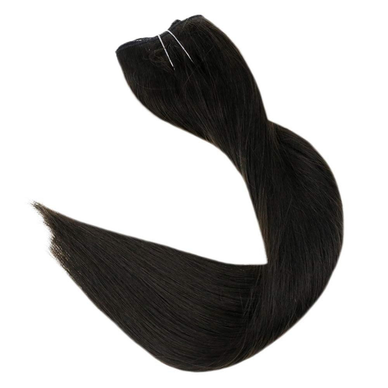 China Haarlieferant Halo-Haarverlängerung Großhandel 100g Off Black #1B Unsichtbare Halo-Haare