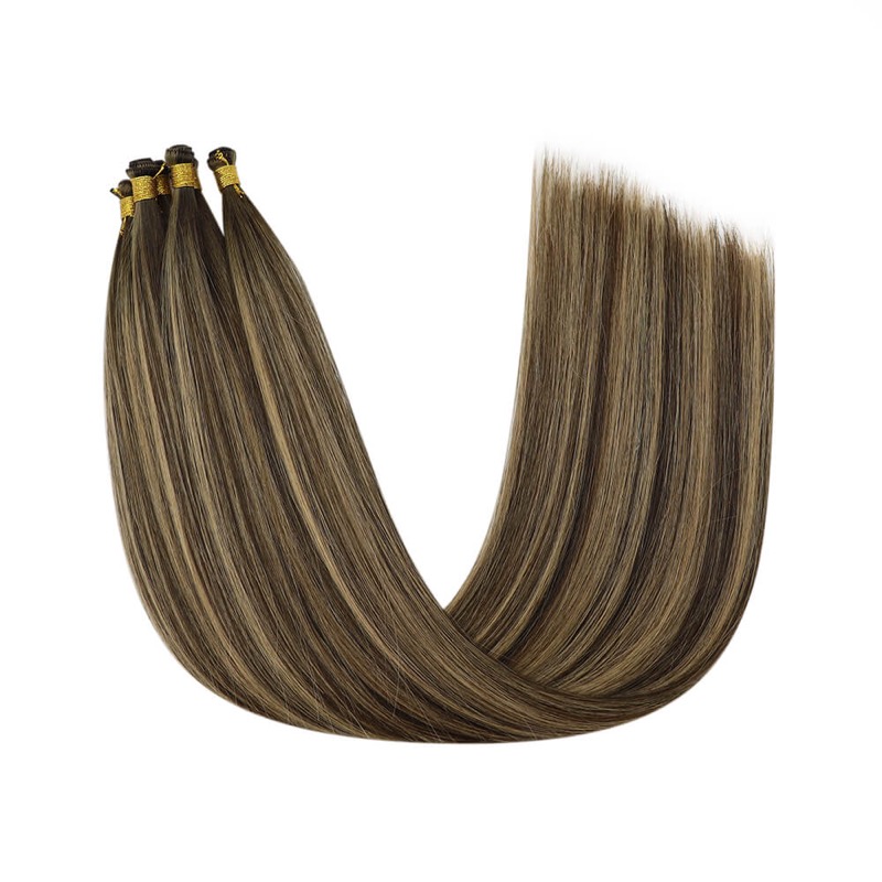 Hand Tied Weft Extensions Balayage Highlights #BM - China Hair Store Virgin Human Hair