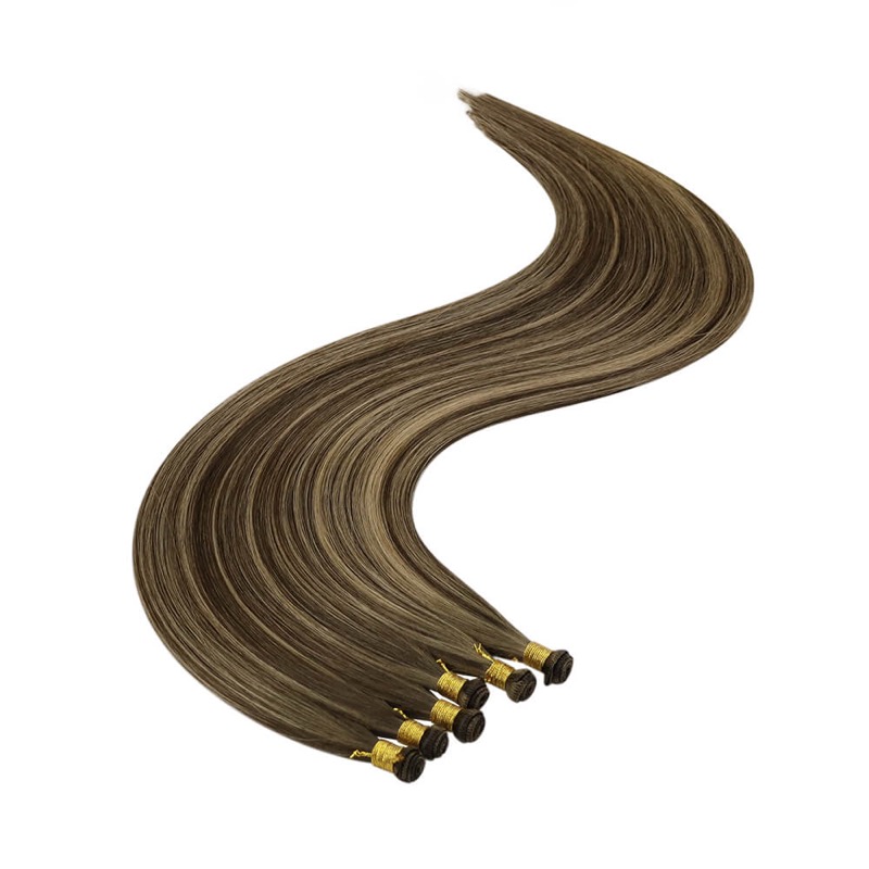 Hand Tied Weft Extensions Balayage Highlights #BM - China Hair Store Virgin Human Hair