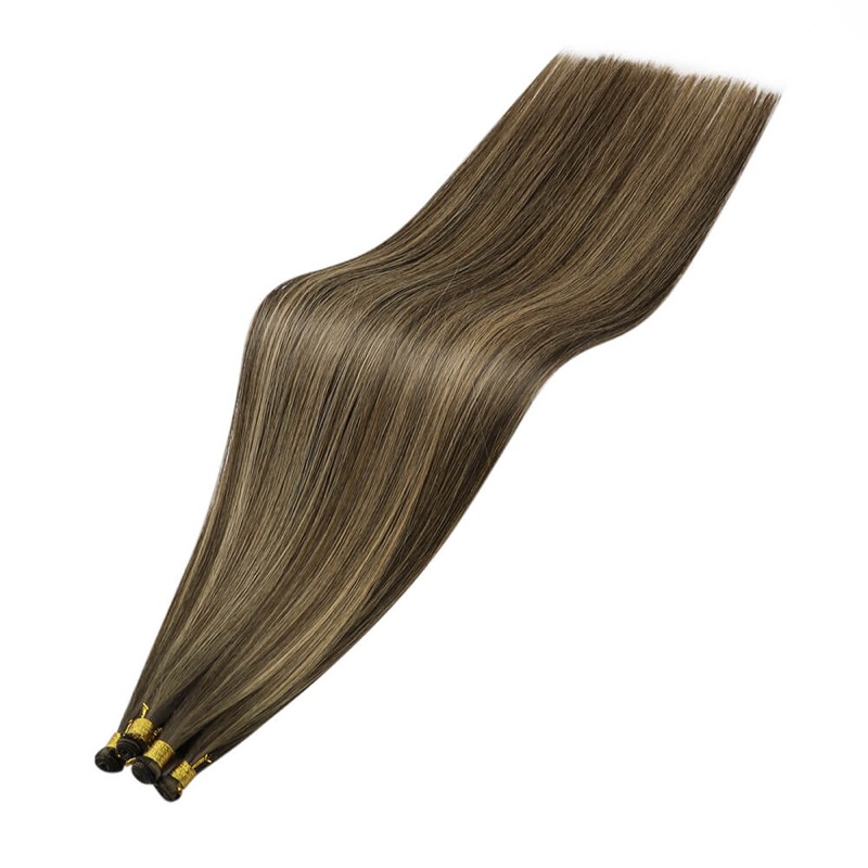 Hand Tied Weft Extensions Balayage Highlights #BM - China Hair Store Virgin Human Hair