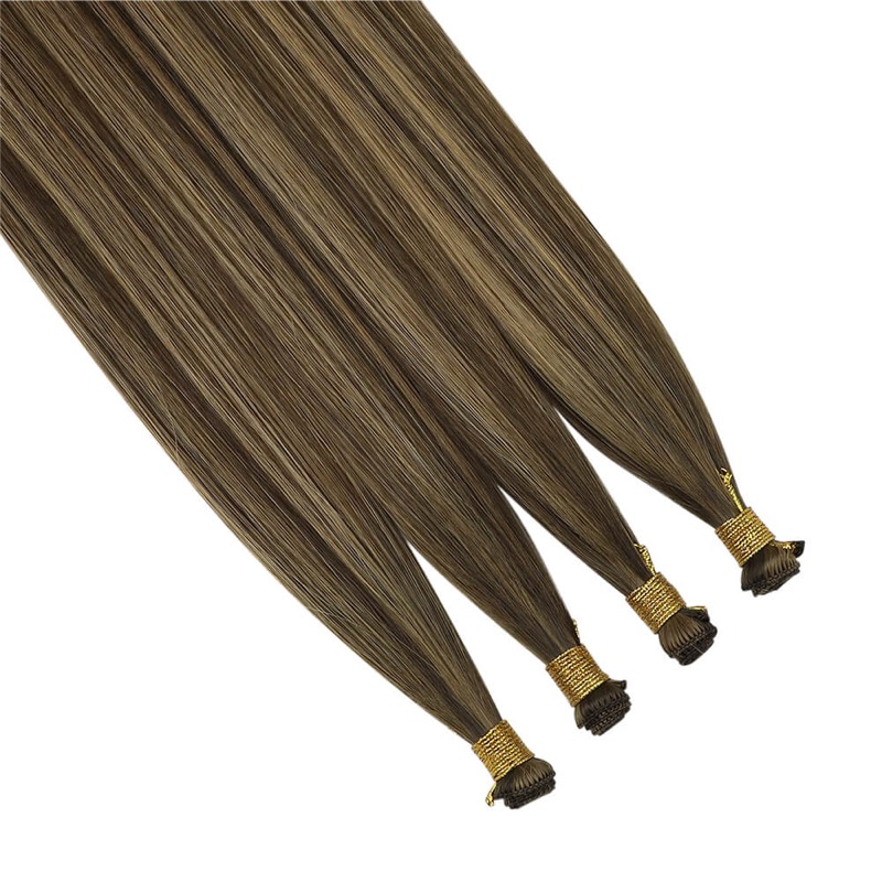 Hand Tied Weft Extensions Balayage Highlights #BM - China Hair Store Virgin Human Hair