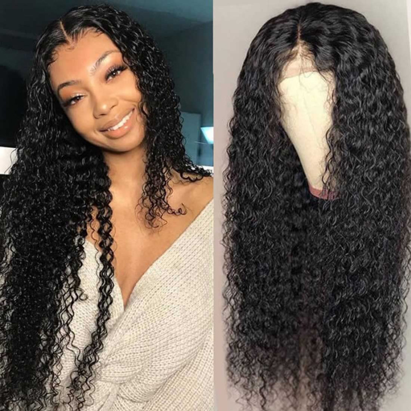 Peruca de Cabelo Humano Indetectável Encerramento 5x5 Curly Skin Melt com Renda HD