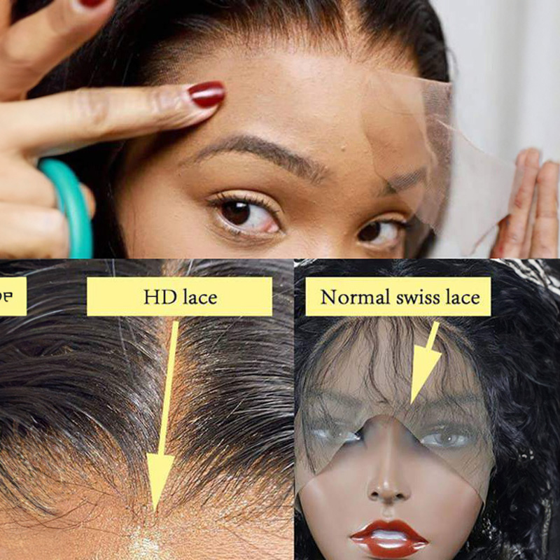 Highlight Undetectable HD Lace Perücke Body Wave mit vorgezupfter Haarlinie