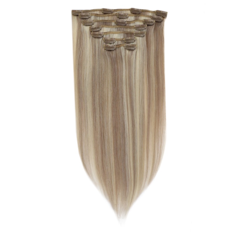 Highlights Clip-In Hair Extensions Remy Human Hair (#P18/613) | Wholesale Supplier