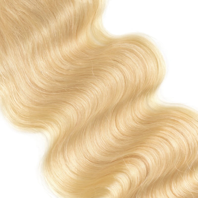 Human Hair Factory 613 Blonde Body Wave 4x4 Lace Closure Blonde Hair Pieces