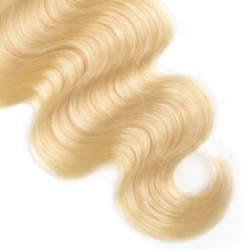 Human Hair Factory 613 Blonde Body Wave 4x4 Lace Closure Blonde Hair Pieces