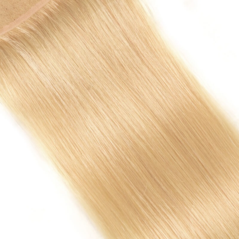 Human Hair Factory 613 Blonde Human Hair 4x4 Lace Closure Free Part