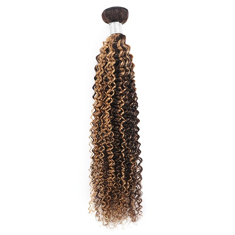 Human Hair Factory Direct Balayage Highlight Kinky Curly Hair Bundles