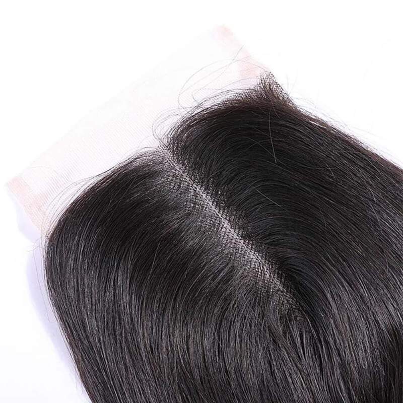 Human Hair Factory Wholesale 4X4 Lace Closure Body Wave Hair Pieces