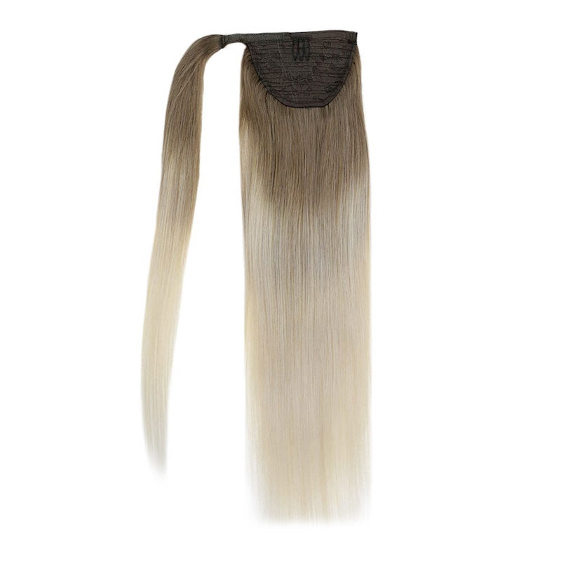 China Hair Vendor Wholesale Human Hair Ponytail Extensions Balayage #8/60100G