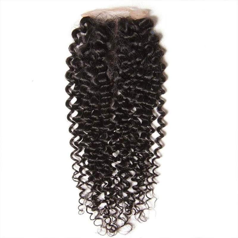 Human Hair Suppliers Wholesale 4x4 Lace Closure Curly Hair Pieces