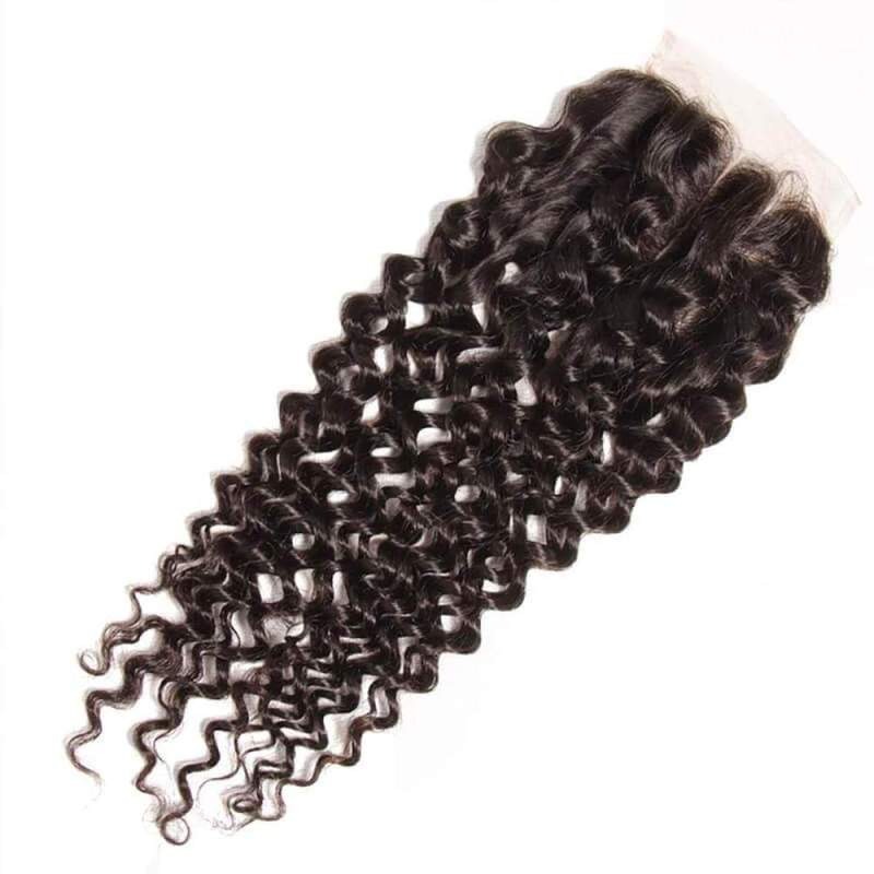 Human Hair Suppliers Wholesale 4x4 Lace Closure Curly Hair Pieces