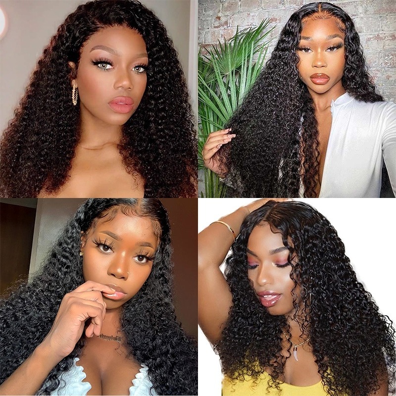 Human Hair Vendor for Wholesale Skin Melt HD 5x5 Lace Closure Curly Hairpieces