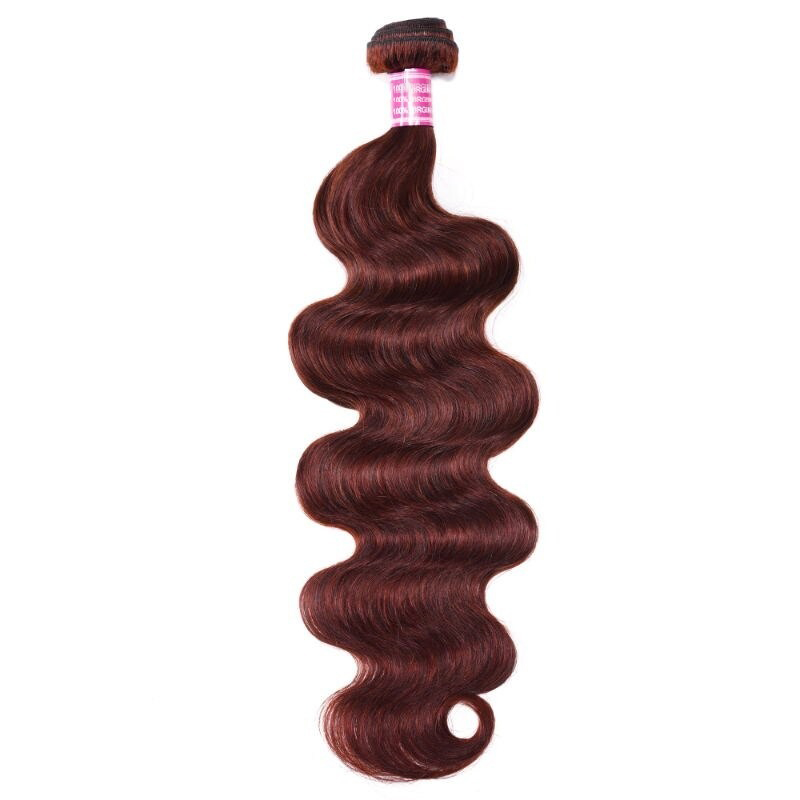 Human Hair Wholesale Vendor Dark Brown Hair Bundles Body Wave Hair Weave