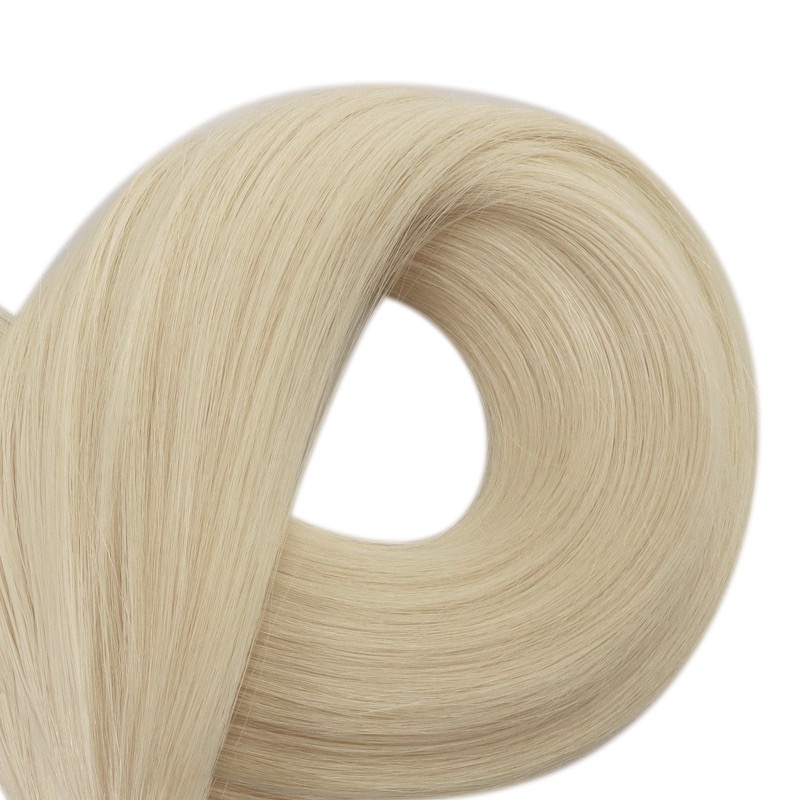 Ice Blonde #1000 Genius Weft Extensions Virgin Human Hair - China Hair Vendor