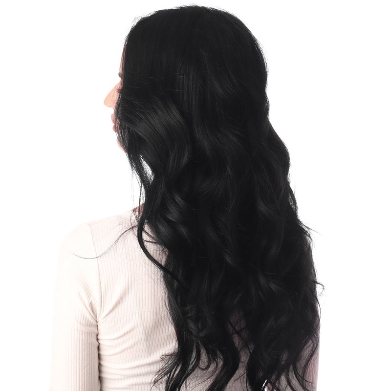 Jet Black #1 Genius Weft Extensions Virgin Human Hair - China Hair Vendor