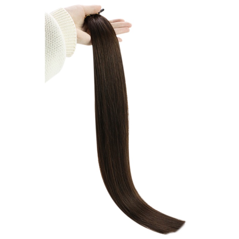 K-Tip Hair Extensions 100% Virgin Human Hair Dark Brown #4 - Hair Factory