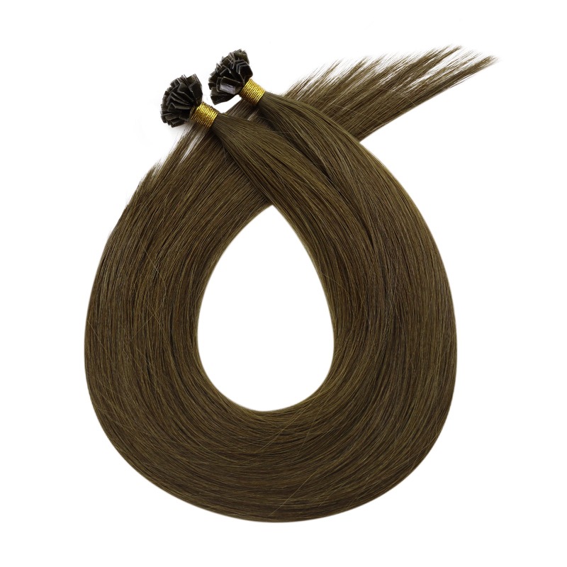 K-Tip Hair Extensions 100% Virgin Human Hair Dark Brown #4 - Hair Factory