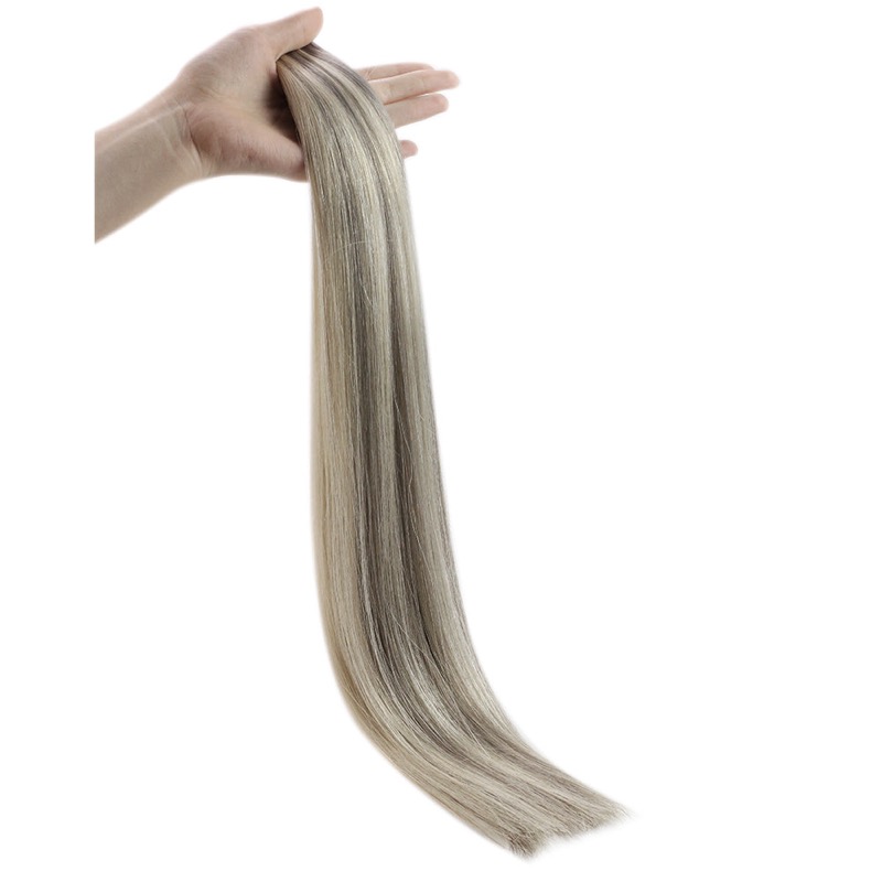 Seamless Injection Tape-in Extensions Virgin Human Hair Highlights #P19/60