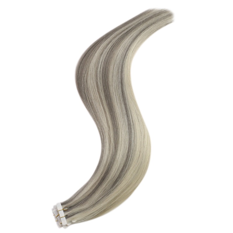 Seamless Injection Tape-in Extensions Virgin Human Hair Highlights #P19/60